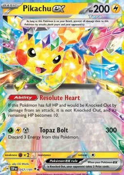 Pikachu EX SSP 057/191