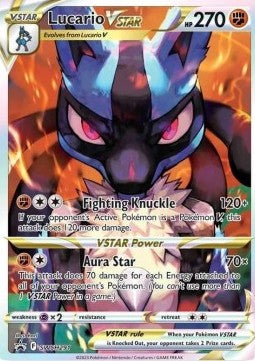 Lucario V Star Crown Zenith SWSH291 Promo