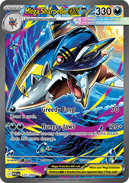 Mega Sharpedo EX PFL 127/094