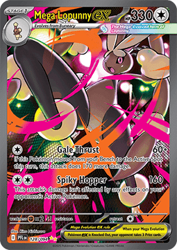 Mega lopunny EX PFL 128/094