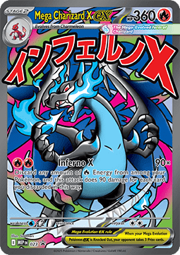 Mega charizard X EX PFL 023P unsealed