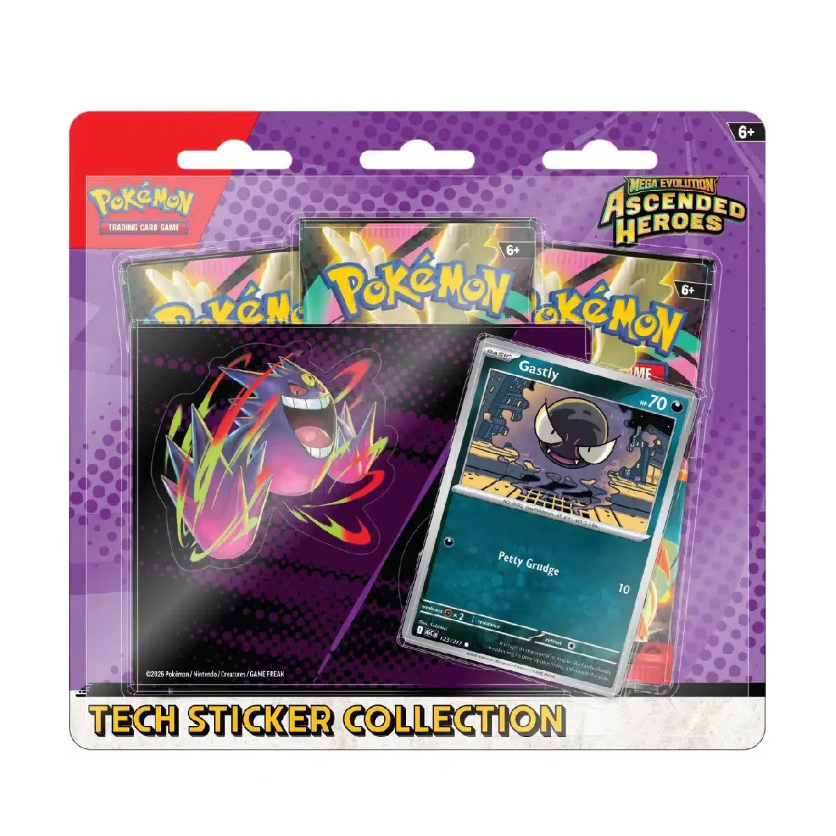 Ascended heroes 3 pack blister Charmander/Gastly