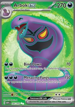 Arbok EX MEW 185/165