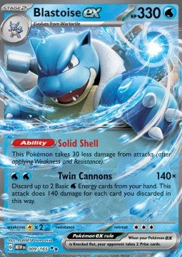 Blastoise EX MEW 009/165