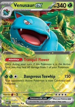 Venusaur EX MEW 003/165
